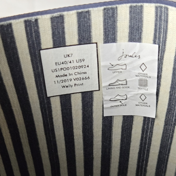 Joules Waterproof Rain Boots Women 9 - Picture 8 of 9
